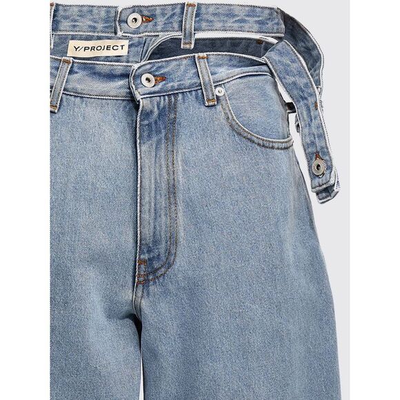 Y/Project Jeans Woman Blue - Picture 3 of 3